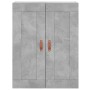 Aparador alto madera contrachapada gris hormigón 69,5x34x180 cm de vidaXL, Aparadores - Ref: Foro24-3199533, Precio: 137,53 €...