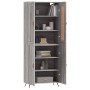 Tall gray Sonoma plywood sideboard 69.5x34x180 cm by vidaXL, Sideboards - Ref: Foro24-3199535, Price: 147,99 €, Discount: %