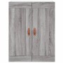 Aparador alto madera contrachapada gris sonoma 69,5x34x180 cm de vidaXL, Aparadores - Ref: Foro24-3199535, Precio: 147,99 €, ...