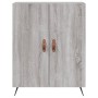 Aparador alto madera contrachapada gris sonoma 69,5x34x180 cm de vidaXL, Aparadores - Ref: Foro24-3199535, Precio: 147,99 €, ...