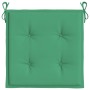 Garden chair cushion low backrest 2 pcs green Oxford fabric by vidaXL, Cushions for chairs and sofas - Ref: Foro24-47598, Pri...