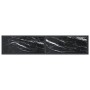 Mesa consola vidrio templado mármol negro 160x35x75,5 cm de vidaXL, Mesas auxiliares - Ref: Foro24-331681, Precio: 82,78 €, D...