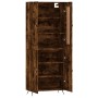 Tall smoked oak plywood sideboard 69.5x34x180 cm by vidaXL, Sideboards - Ref: Foro24-3199534, Price: 143,48 €, Discount: %