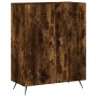 Tall smoked oak plywood sideboard 69.5x34x180 cm by vidaXL, Sideboards - Ref: Foro24-3199534, Price: 143,48 €, Discount: %