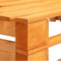 Corner pallet bench for garden in brown honey wood by vidaXL, garden benches - Ref: Foro24-45766, Price: 72,35 €, Discount: %