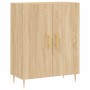 Aparador alto madera contrachapada color roble 69,5x34x180 cm de vidaXL, Aparadores - Ref: Foro24-3199548, Precio: 158,99 €, ...