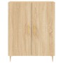 Aparador alto madera contrachapada color roble 69,5x34x180 cm de vidaXL, Aparadores - Ref: Foro24-3199548, Precio: 158,99 €, ...