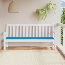 Oxford Stoff Gartenbank Kissen blau 200x50x3 cm von vidaXL, Kissen für Stühle und Sofas - Ref: Foro24-47611, Preis: 23,47 €, ...