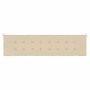 Cojín de banco de jardín tela Oxford beige 150x50x3 cm de vidaXL, Cojines para sillas y sofás - Ref: Foro24-47627, Precio: 23...