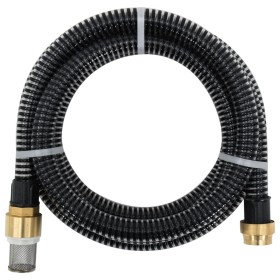 Suction hose with brass connectors PVC black 29 mm 3 m by vidaXL, Garden hoses - Ref: Foro24-151054, Price: 38,12 €, Discount: %