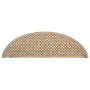 Self-adhesive sisal stair tread mat, set of 15 in sand color, 56x17x3 cm. by vidaXL, Stair mats - Ref: Foro24-326867, Price: ...