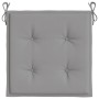 Cojines de silla de jardín 2 uds tela Oxford gris 40x40x3 cm de vidaXL, Cojines para sillas y sofás - Ref: Foro24-314004, Pre...