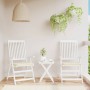 Garden Chair Cushions 2 Pcs Cream Oxford Fabric 40x40x3 cm by vidaXL, Cushions for chairs and sofas - Ref: Foro24-314006, Pri...