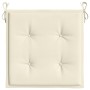 Garden Chair Cushions 2 Pcs Cream Oxford Fabric 40x40x3 cm by vidaXL, Cushions for chairs and sofas - Ref: Foro24-314006, Pri...