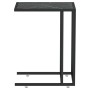 Computer table transparent glass black marble 50x35x65cm by vidaXL, Side tables - Ref: Foro24-331651, Price: 41,61 €, Discoun...