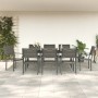 Garden dining set 9 pieces steel and black textilene by vidaXL, Garden sets - Ref: Foro24-3200741, Price: 578,94 €, Discount: %