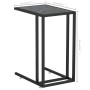 Computer table transparent glass black marble 50x35x65cm by vidaXL, Side tables - Ref: Foro24-331651, Price: 41,61 €, Discoun...