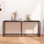 Mesa consola vidrio templado mármol negro 180x35x75,5 cm de vidaXL, Mesas auxiliares - Ref: Foro24-331685, Precio: 89,02 €, D...