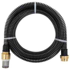 Suction hose with brass connectors PVC black 29 mm 4 m by vidaXL, Garden hoses - Ref: Foro24-151056, Price: 32,99 €, Discount: %