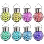 Hanging solar lamps 8 units RGB LED lights by vidaXL, Outdoor lighting - Ref: Foro24-44412, Price: 39,66 €, Discount: %