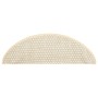 Self-adhesive sisal stair mat 15 pcs cream 65x21x4 cm by vidaXL, Stair mats - Ref: Foro24-326881, Price: 99,64 €, Discount: %