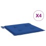 Cojines de silla de jardín 4 uds tela Oxford azul 50x50x3 cm de vidaXL, Cojines para sillas y sofás - Ref: Foro24-314060, Pre...