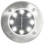 Solar floor lamps 8 units white LED lights by vidaXL, Outdoor lighting - Ref: Foro24-44416, Price: 43,15 €, Discount: %