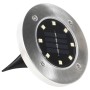 Solar floor lamps 8 units white LED lights by vidaXL, Outdoor lighting - Ref: Foro24-44416, Price: 43,15 €, Discount: %