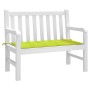 Garden bench cushion Oxford fabric light green 100x50x3 cm by vidaXL, Cushions for chairs and sofas - Ref: Foro24-314076, Pri...