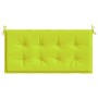 Garden bench cushion Oxford fabric light green 100x50x3 cm by vidaXL, Cushions for chairs and sofas - Ref: Foro24-314076, Pri...