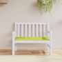 Garden bench cushion Oxford fabric light green 120x50x3 cm by vidaXL, Cushions for chairs and sofas - Ref: Foro24-314082, Pri...