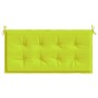 Garden bench cushion Oxford fabric light green 120x50x3 cm by vidaXL, Cushions for chairs and sofas - Ref: Foro24-314082, Pri...