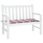 Red checkered Oxford fabric garden bench cushion 120x50x3 cm by vidaXL, Cushions for chairs and sofas - Ref: Foro24-314084, P...