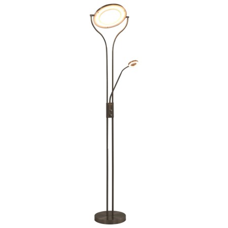 Adjustable silver floor lamp 18 W 180 cm by vidaXL, Lamps - Ref: Foro24-282415, Price: 143,97 €, Discount: %