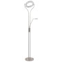 Dimmbare silberne Stehleuchte 18 W 180 cm von vidaXL, Lampen - Ref: Foro24-282415, Preis: 143,97 €, Rabatt: %