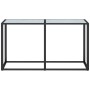 Mesa consola vidrio templado blanco mármol 140x35x75,5cm de vidaXL, Mesas auxiliares - Ref: Foro24-331676, Precio: 71,93 €, D...