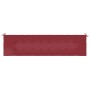 Cojín de banco de jardín tela Oxford rojo tinto 150x50x3 cm de vidaXL, Cojines para sillas y sofás - Ref: Foro24-314086, Prec...