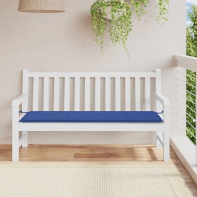 Cojín de banco de jardín tela Oxford azul 150x50x3 cm de vidaXL, Cojines para sillas y sofás - Ref: Foro24-314087, Precio: 20...