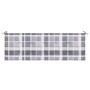 Gray checkered Oxford fabric garden bench cushion 150x50x3 cm by vidaXL, Cushions for chairs and sofas - Ref: Foro24-314091, ...