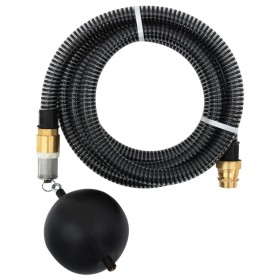 Suction hose with brass connectors PVC black 29 mm 7 m by vidaXL, Garden hoses - Ref: Foro24-151061, Price: 62,91 €, Discount: %