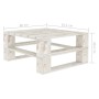 Garden pallet tables 2 units white wood by vidaXL, Garden tables - Ref: Foro24-49336, Price: 108,25 €, Discount: %