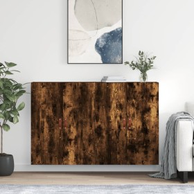 Wall cabinets 2 units smoked oak 69.5x34x90 cm by vidaXL, Sideboards - Ref: Foro24-3195600, Price: 127,99 €, Discount: %