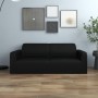 Elastic cover for a 2-seater sofa, black polyester jersey. by vidaXL, Covers - Ref: Foro24-332933, Price: 30,47 €, Discount: %