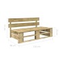 Gartenbank aus Holzpaletten von vidaXL, Gartenbänke - Ref: Foro24-44694, Preis: 63,99 €, Rabatt: %