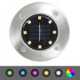 Lámparas solares de suelo 8 unidades luces LED color RGB de vidaXL, Iluminación de exterior - Ref: Foro24-315695, Precio: 48,...