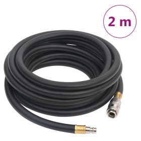 Hybrid rubber and PVC air hose black 15 mm 2 m by vidaXL, Pneumatic hoses - Ref: Foro24-154491, Price: 14,99 €, Discount: %