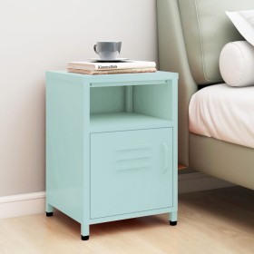 Mint green steel nightstand 35x35x51 cm by vidaXL, Nightstands - Ref: Foro24-336221, Price: 94,99 €, Discount: %