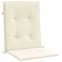 Cojín silla jardín respaldo bajo 6 uds tela Oxford crema de vidaXL, Cojines para sillas y sofás - Ref: Foro24-314133, Precio:...