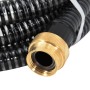 Suction hose with brass connectors PVC black 29 mm 15m by vidaXL, Garden hoses - Ref: Foro24-151065, Price: 75,92 €, Discount: %