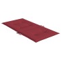 Cojín silla jardín respaldo bajo 2 uds tela Oxford rojo tinto de vidaXL, Cojines para sillas y sofás - Ref: Foro24-314140, Pr...